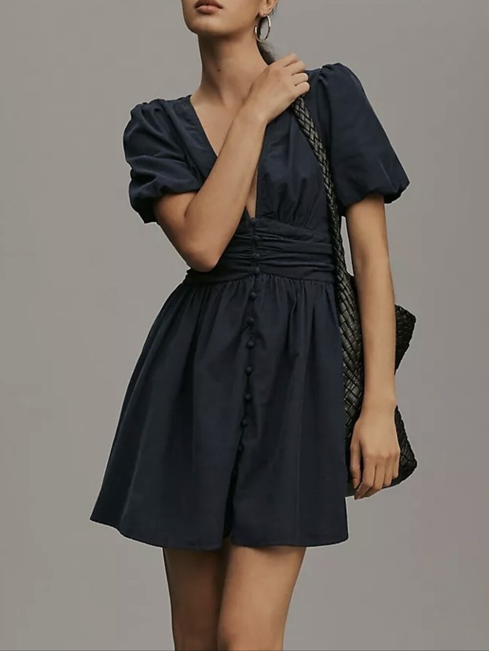 The Katerina Button-FrontMini Dress: Corduroy Edition